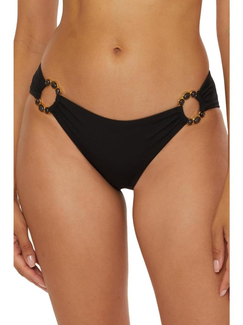 Chic Marble Canyon Gracie Ring Hipster Swim Bottom | Trendy Swimwear Essential